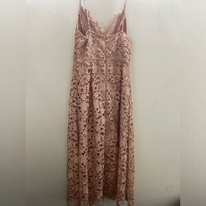 Rose gold ASTR the label Midi Dress